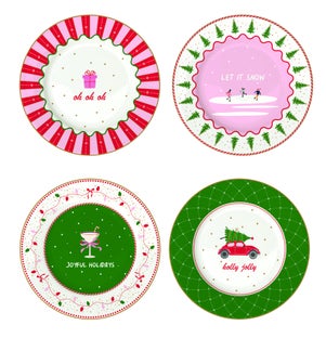 Комплект десертни чинии CHRISTMAS TWIST – изображение-1