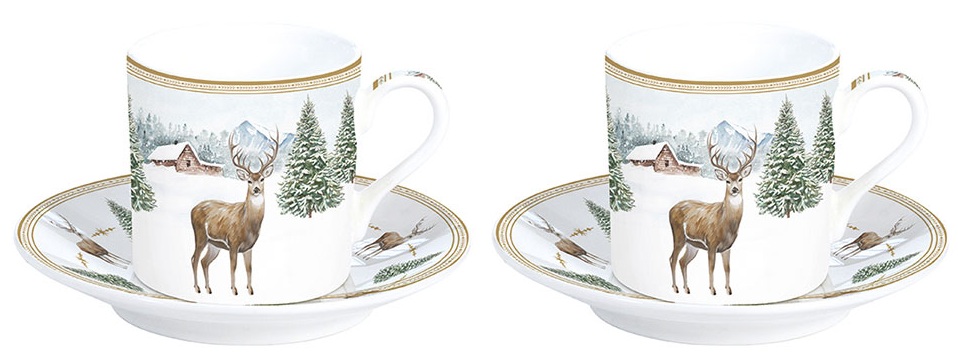 Комплект за кафе WHITE FOREST – изображение-1