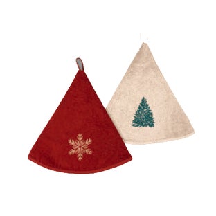 Кръгла коледна кухненска кърпа CHRISTMAS Sapin Ø60см – изображение-1