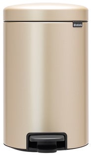 Кош за отпадъци 12л NewIcon, Metallic Gold – изображение-1