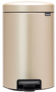 Кош за отпадъци 5л NewIcon Metallic Gold – изображение-1