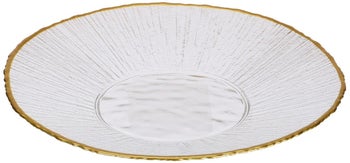 Стъклена чиния Gold detail 21 см – изображение-1