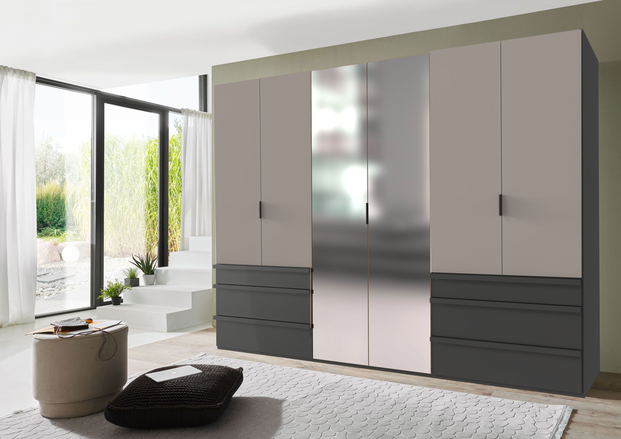 Гардероб OXFORD G38081 с огледало – изображение-1