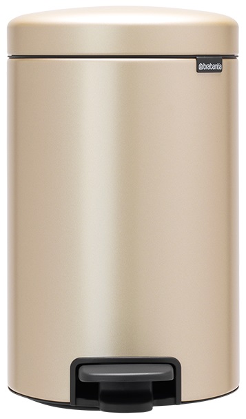 Кош за отпадъци 20л NewIcon Metallic Gold – изображение-1