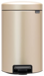 Кош за отпадъци 20л NewIcon Metallic Gold – изображение-1