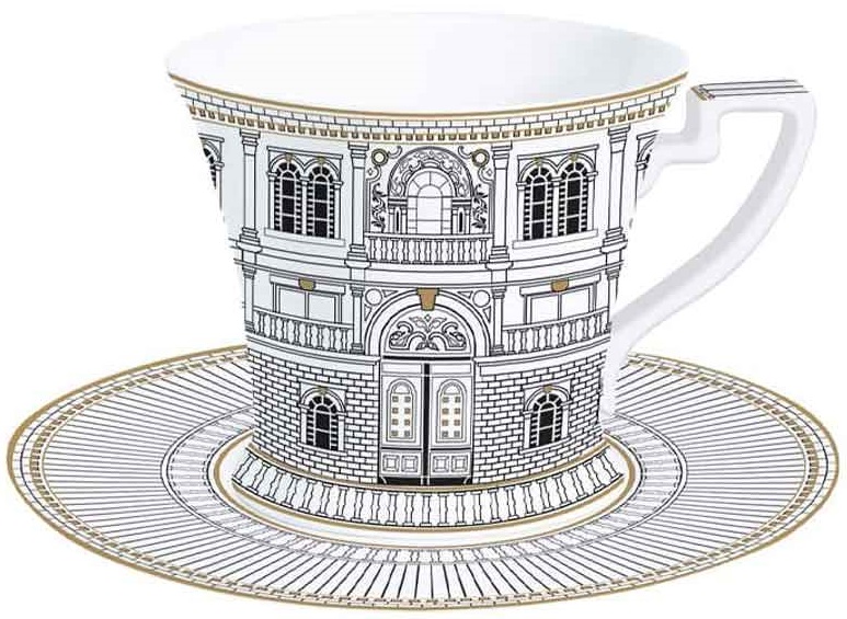 Чаша за закуска с чинийка PALAZZO – изображение-1