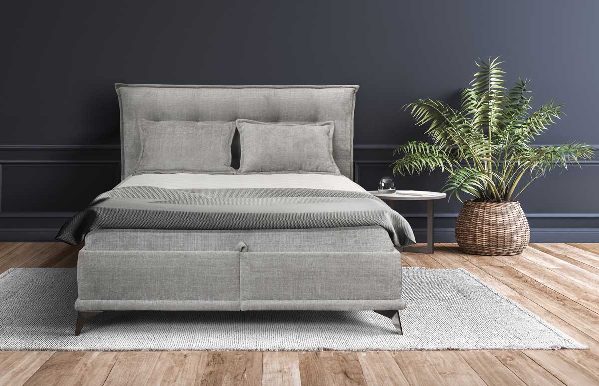 Легло тапицирано  БЕЗ матрак  BALI 160X200 – изображение-1