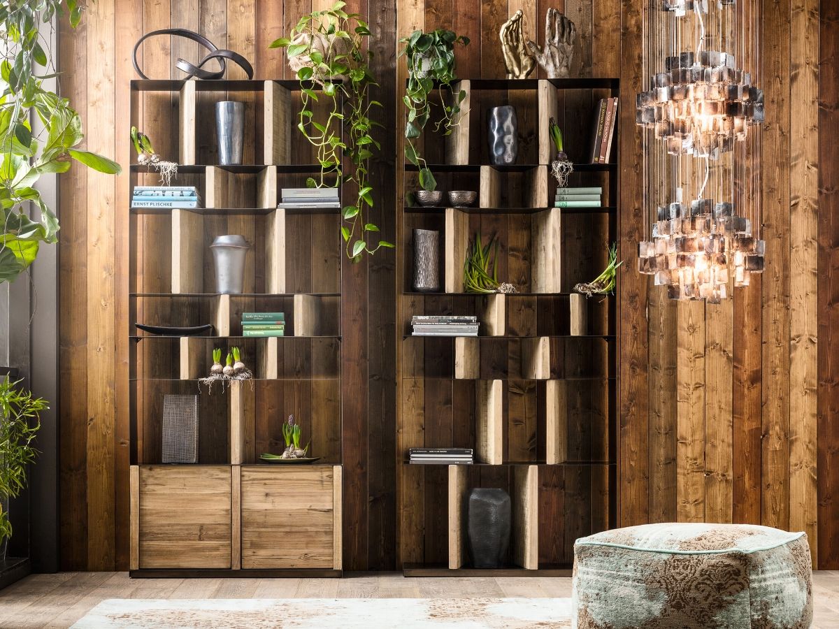 Bookcases.