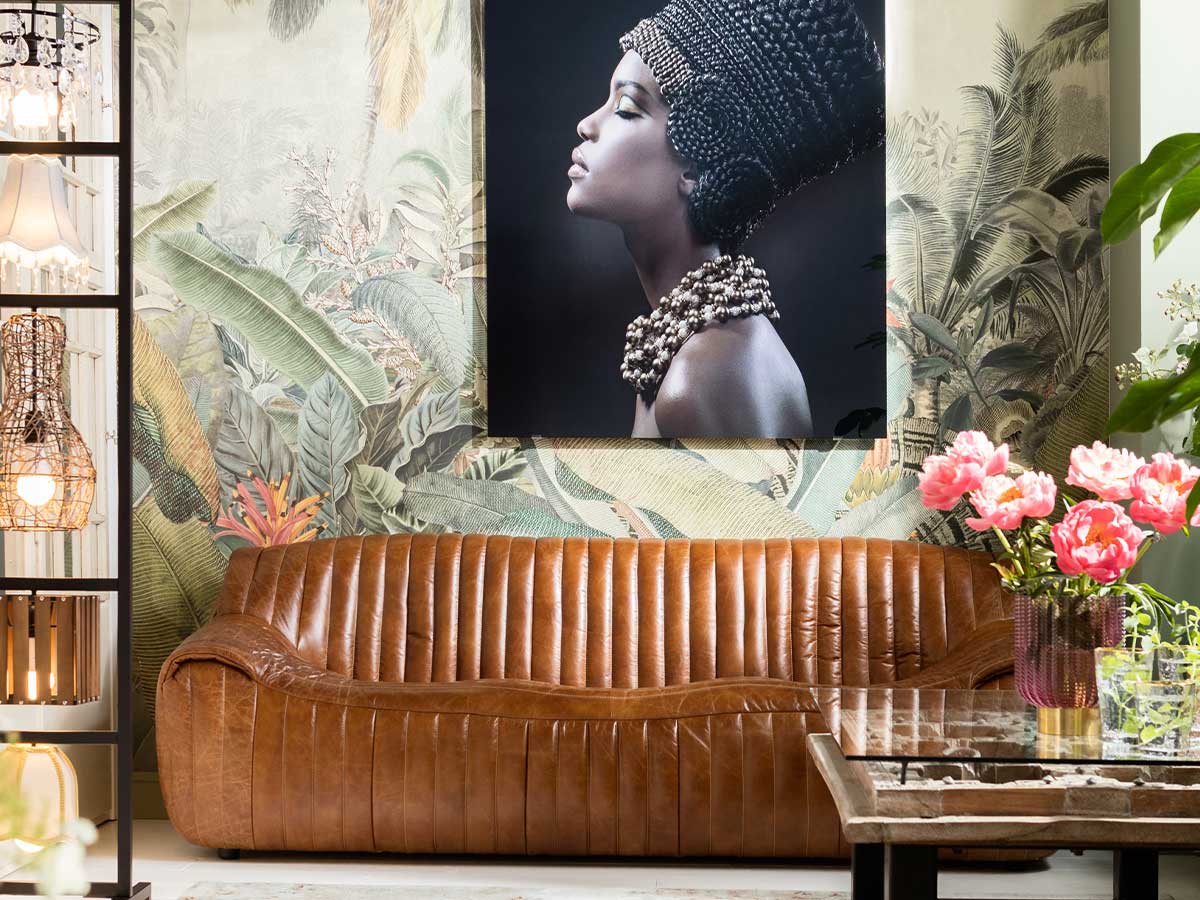 Kožni šik: raznovrsni stilovi za dom.