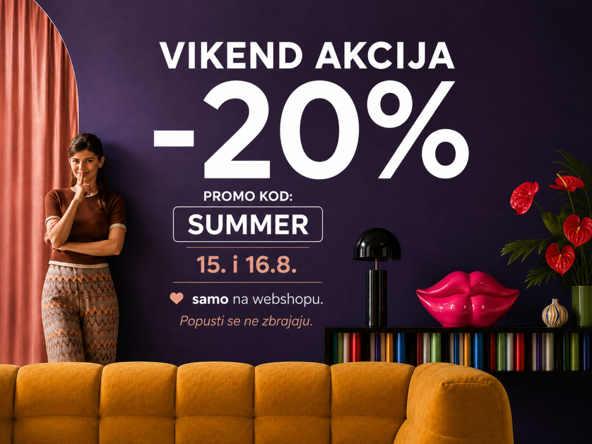 Vikend akcija -20%.