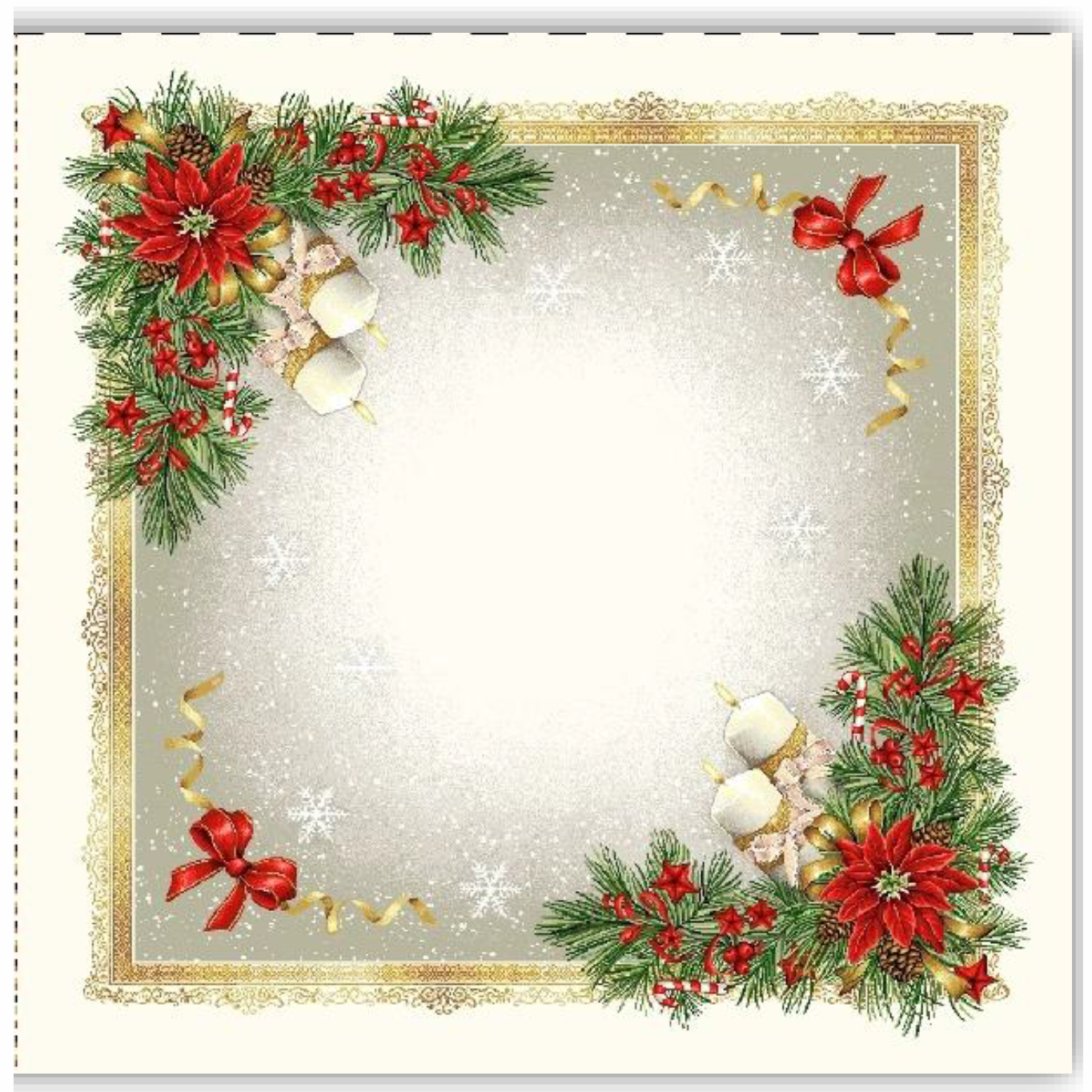 Покривка за маса CINDY LUREX 135х135см – изображение-1