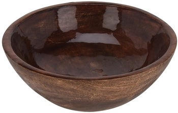 Купа от тъмно мангово дърво 23,5 см – изображение-1