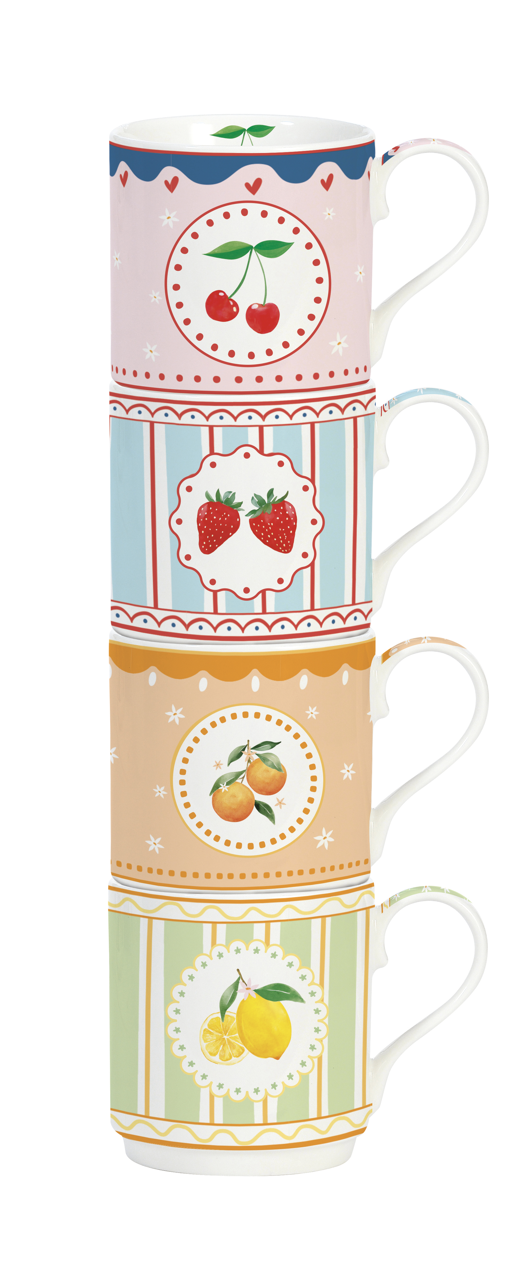 Комплект чаши за топли напикти FRUIT MANIA – изображение-1