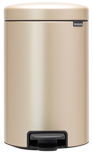 Кош за отпадъци 3л NewIcon  Metallic Gold – изображение-1