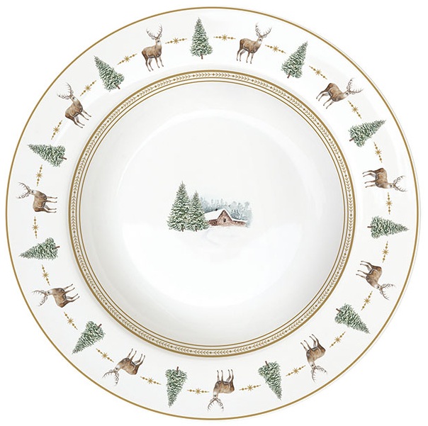 Дълбока чиния за супа WHITE FOREST – изображение-1