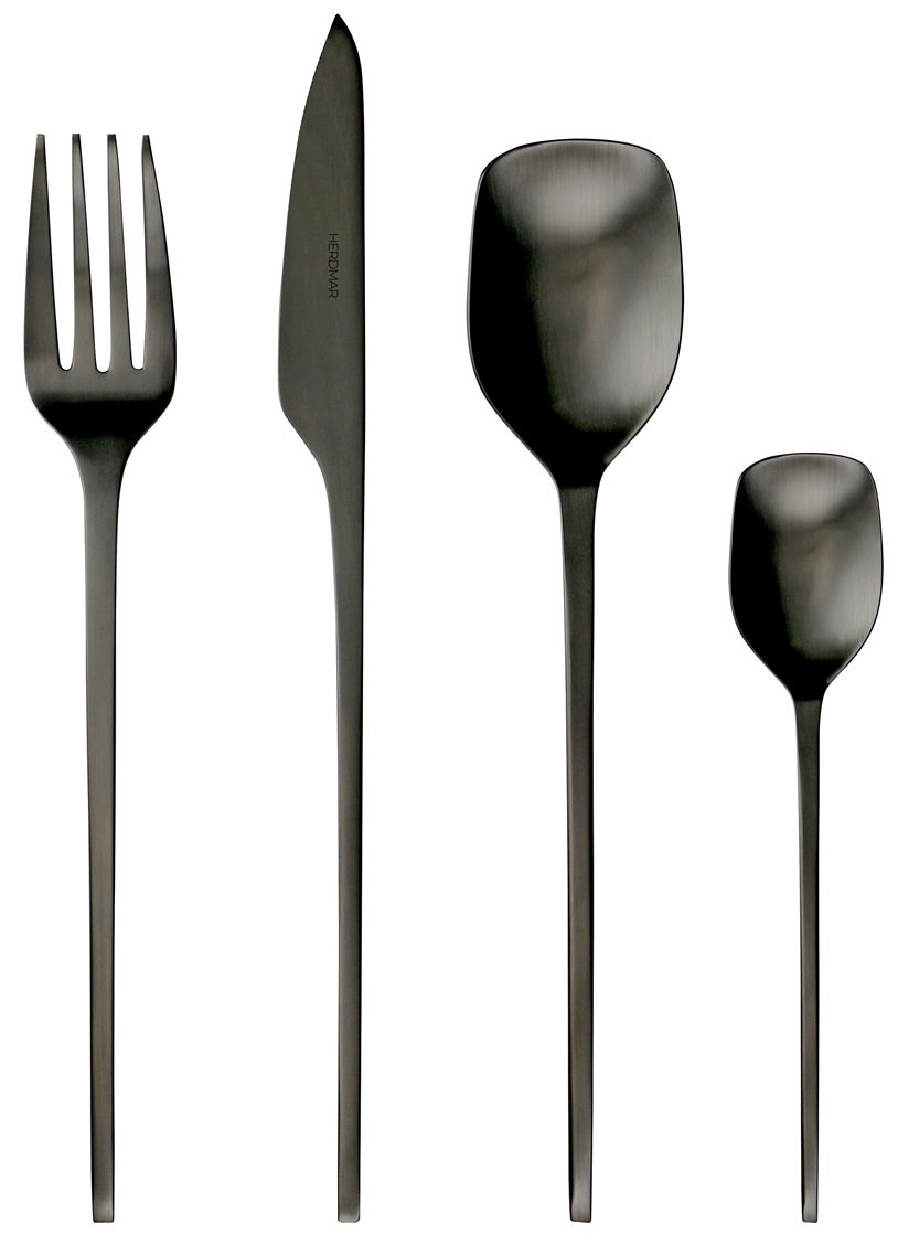 Комплект прибори за хранене VERSO MAT BLACK 24 части – изображение-1