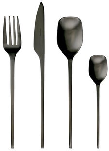 Комплект прибори за хранене VERSO MAT BLACK 24 части – изображение-1
