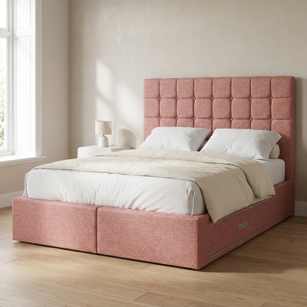 Тапицирано легло ASTI 1 за матрак 160X200  с чекмеджета 60200SL – изображение-1