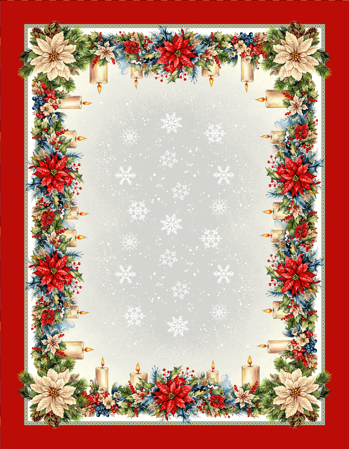 Коледна покривка за маса CATALINA 135х175 см – изображение-1