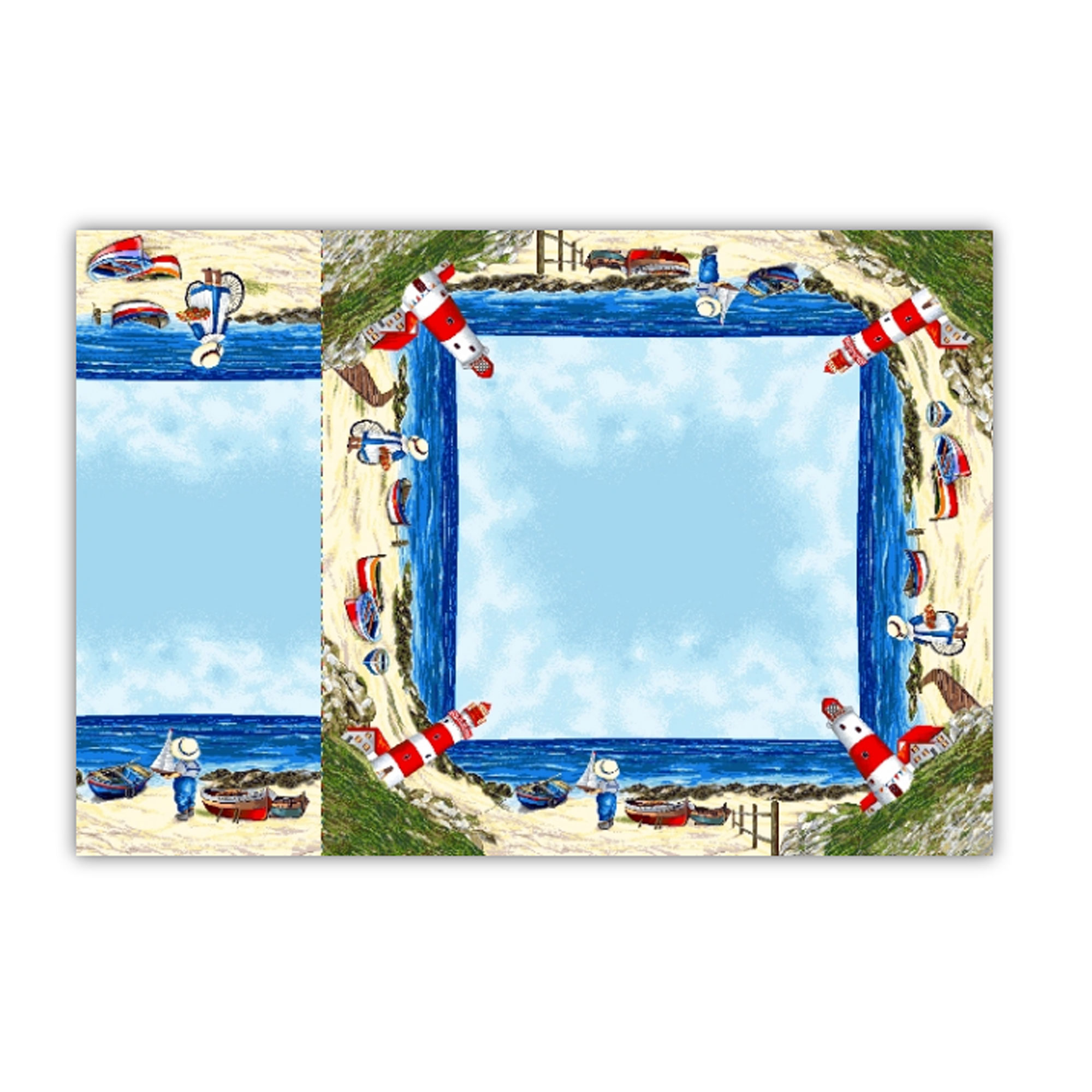 Сет покривка за маса и тишлайфер FORMENTERA 95X95+35X95 см – изображение-1