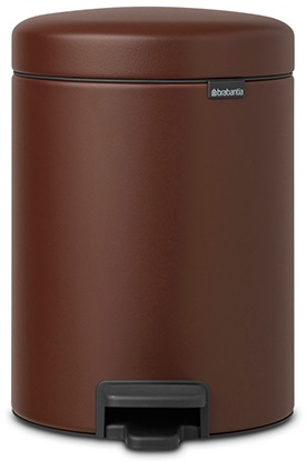 Кош за отпадъци 3л NewIcon Mineral Cosy Brown – изображение-1