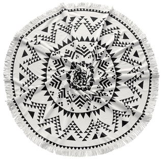 Плажна кърпа кръгла с ресни Artisti Italiani – изображение-1