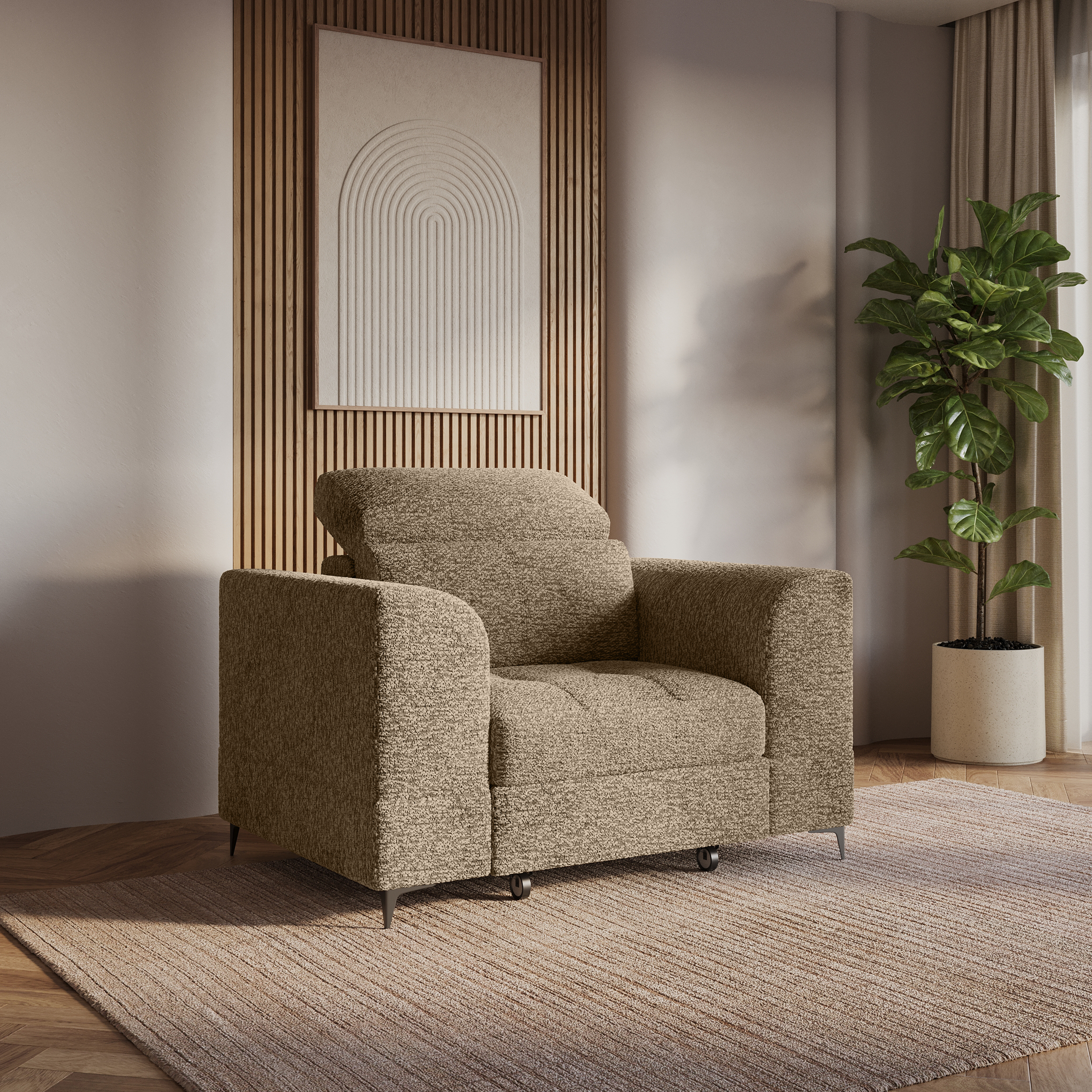 Фотьойл Brisel NEW с чекмедже – изображение-1