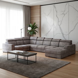 Холна гарнитура Brisel П-ОБРАЗНА с ракла - лежанка дясна – изображение-1