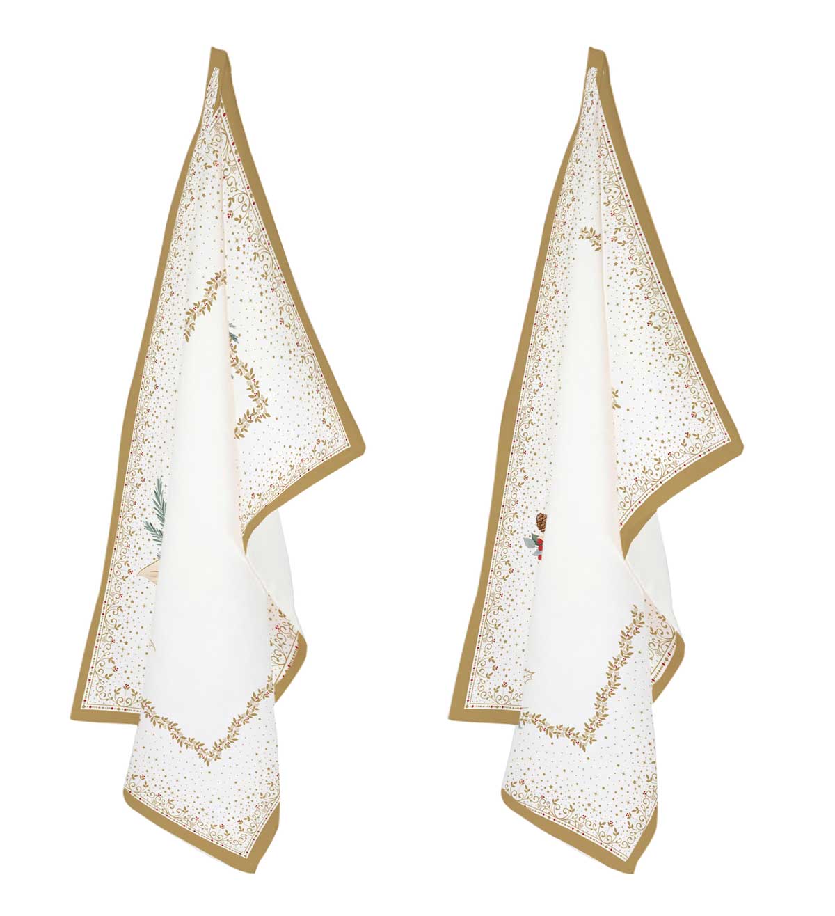 Комплект кухненски кърпи WHEL WHITE ELEGANCE – изображение-1