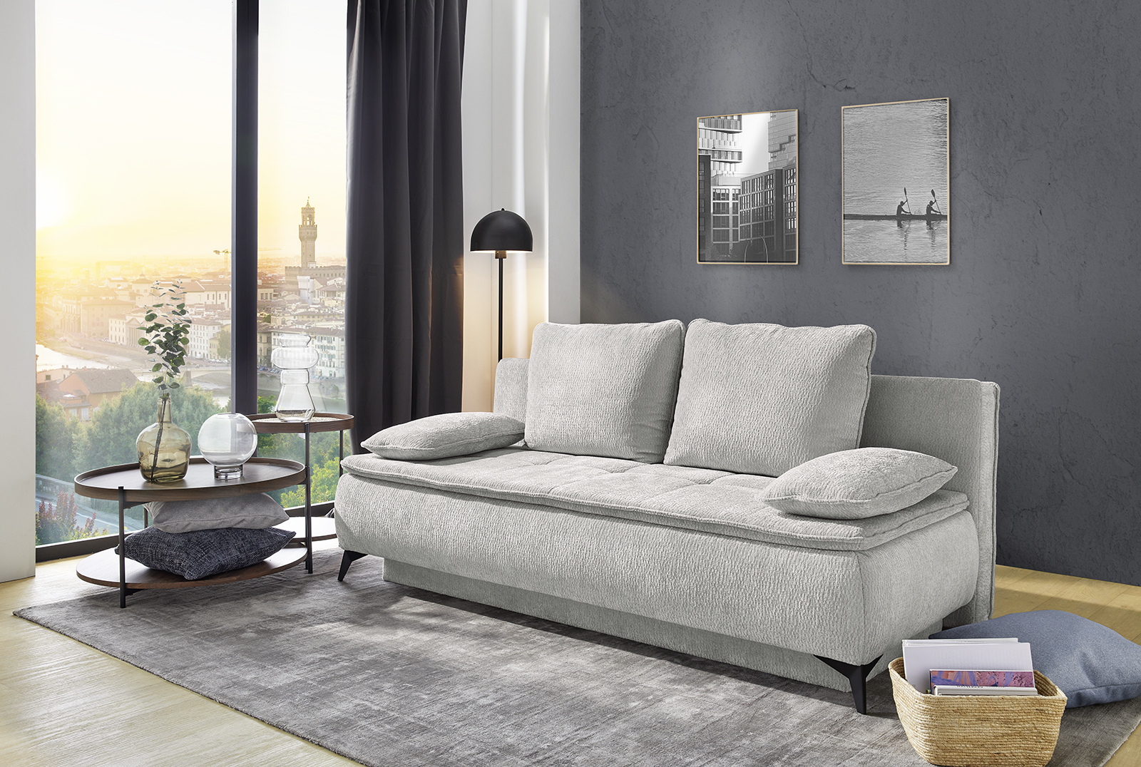 Разтегателен диван Leandro 410-39 с ракла – изображение-1