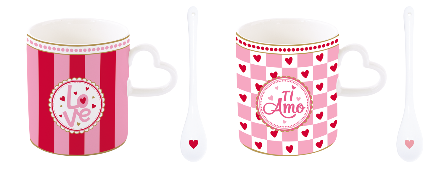 Комплект чаши за топли напитки CUORICINI – изображение-1