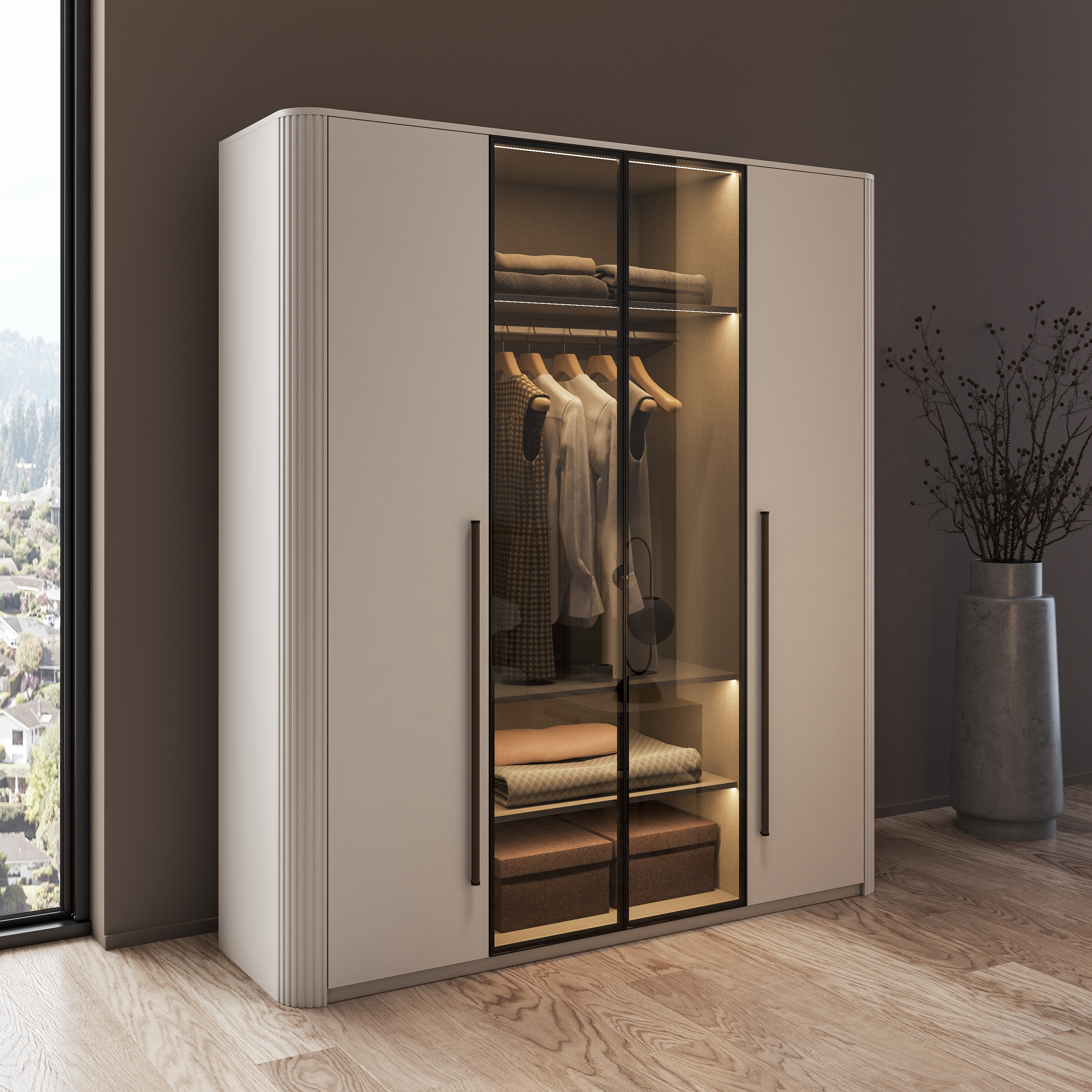 Гардероб P4-2AL Round – изображение-1