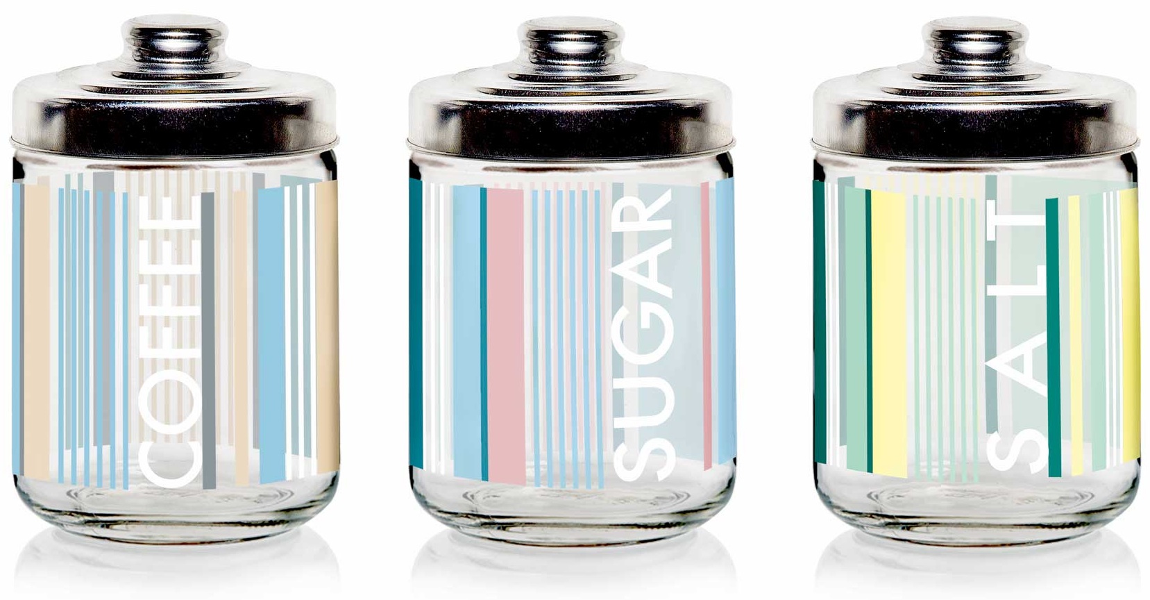 Комплект буркани с капак 0,800л TEXTILE – изображение-1