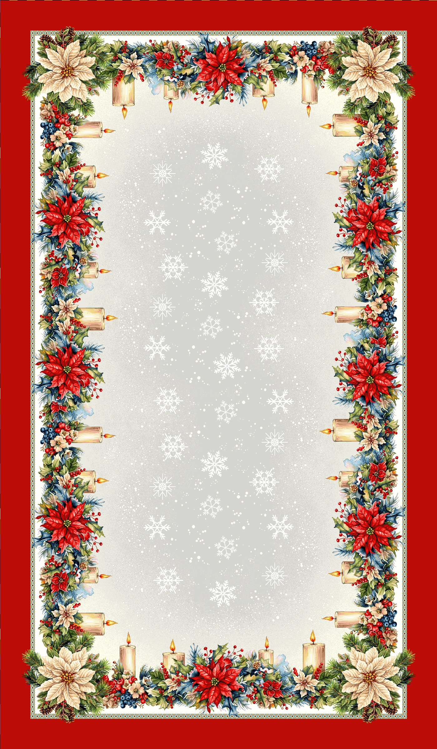 Коледна покривка за маса CATALINA 135х215 см – изображение-1