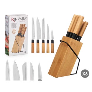 Бамбукова поставка с 5 ножа – изображение-1