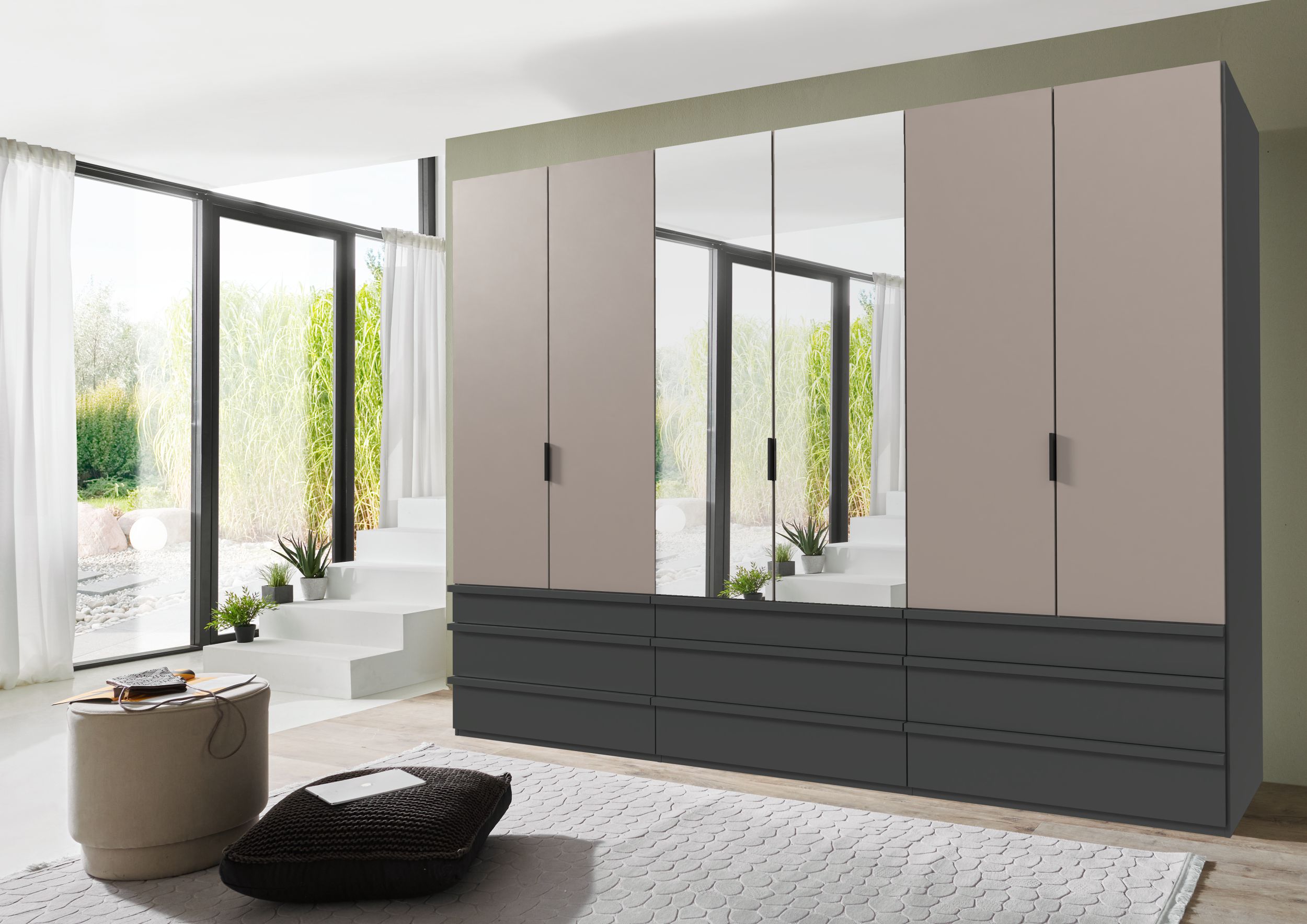 Гардероб OXFORD G38181 с огледало – изображение-1