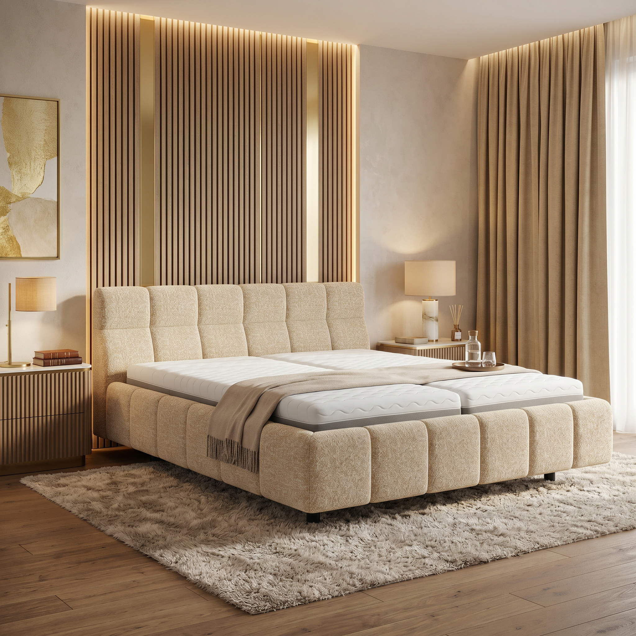 Тапицирано легло CITY II PB 160/200 – изображение-1