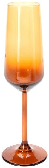 Чаша за шампанско Orange ombre – изображение-1