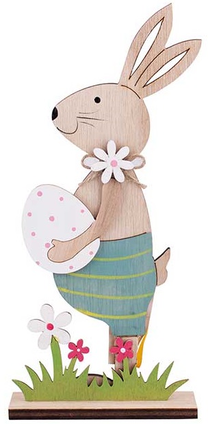 Великденска декорация Зайче с яйце – изображение-1