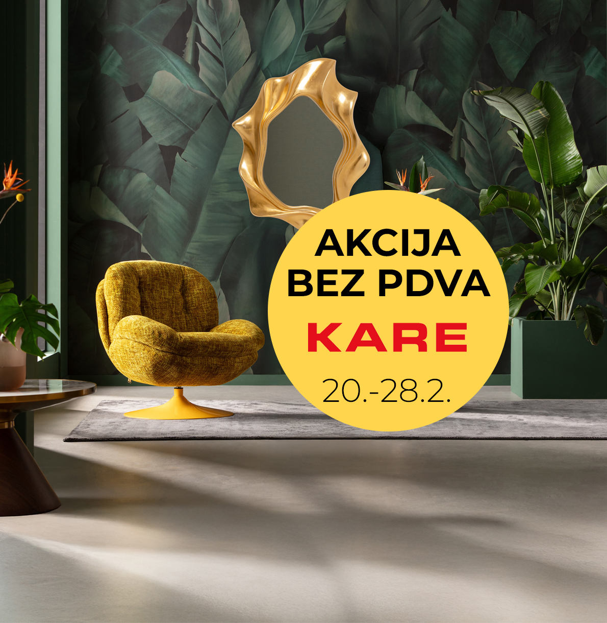 Akcija bez PDVa.