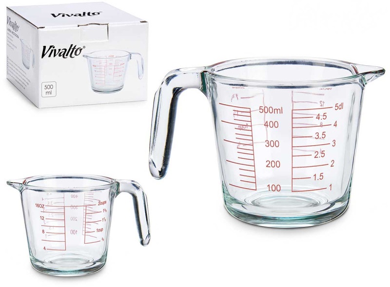 Стъклена мерителна кана – изображение-1