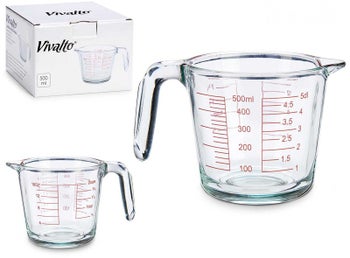 Стъклена мерителна кана – изображение-1