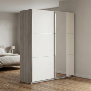 Гардероб-180 с ОГЛЕДАЛО ELEGANCE N320456+320314O – изображение-1