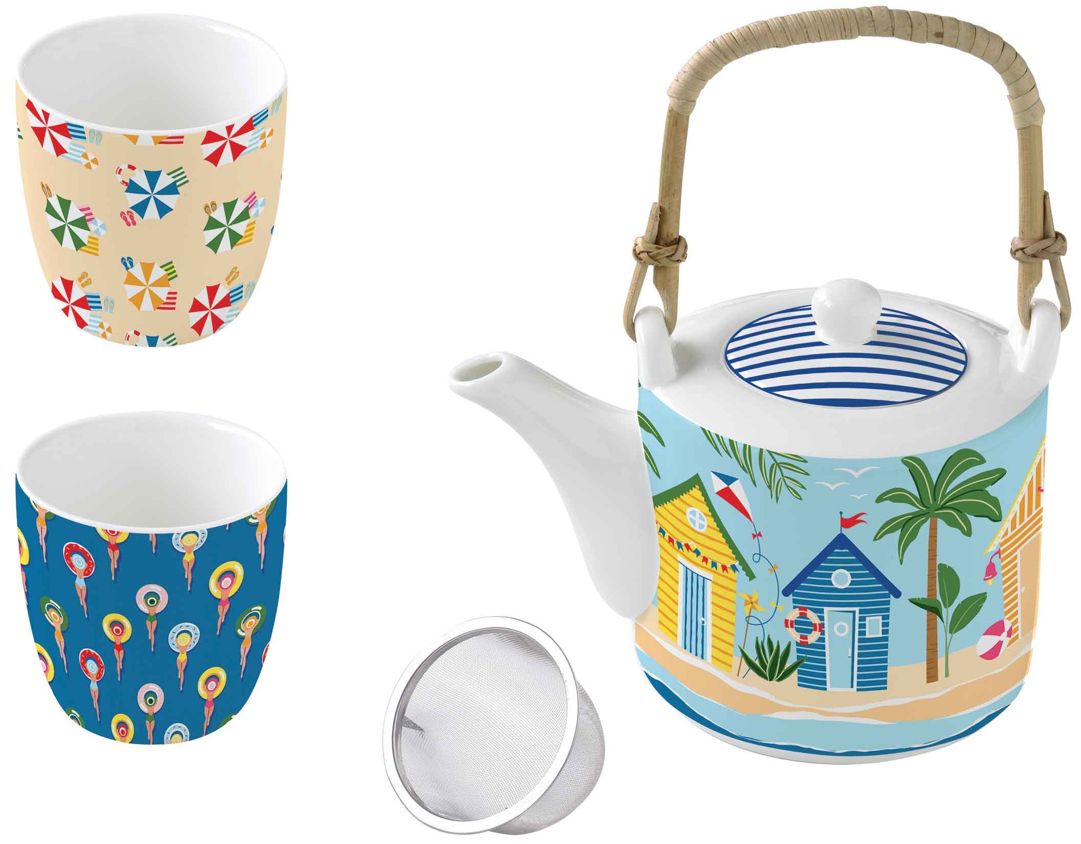 Порцеланов чайник A LA PLAGE – изображение-1