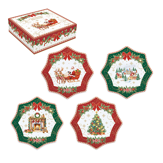Комплект десертни чинии CHRISTMAS HERITAGE – изображение-1