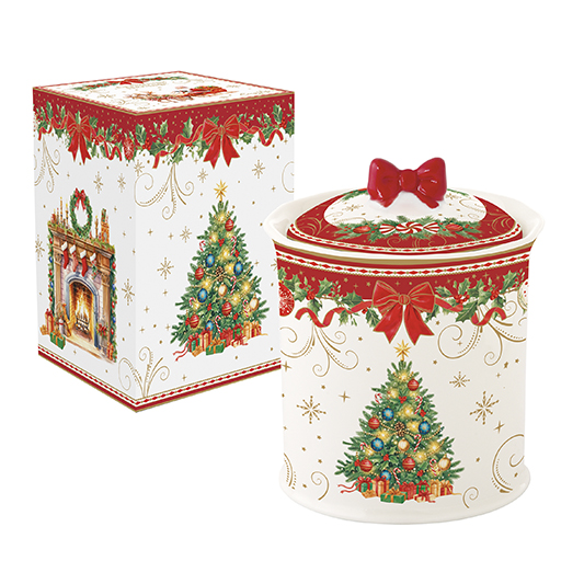 Порцеланов буркан CHRISTMAS HERITAGE – изображение-1