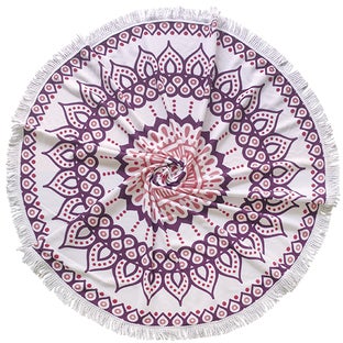 Плажна кърпа кръгла с ресни Artisti Italiani – изображение-1