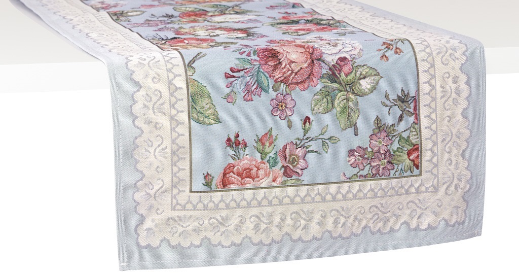 Тишлайфер Цветя и дантела 37х100 – изображение-1