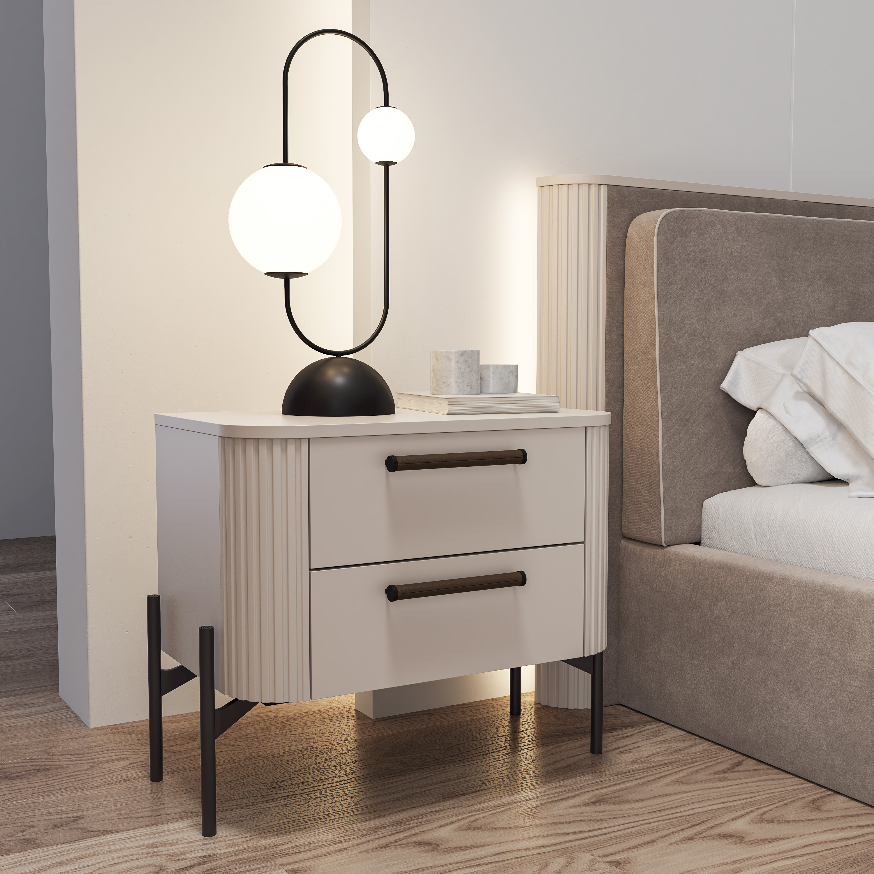 Нощно шкафче NS2 Round – изображение-1