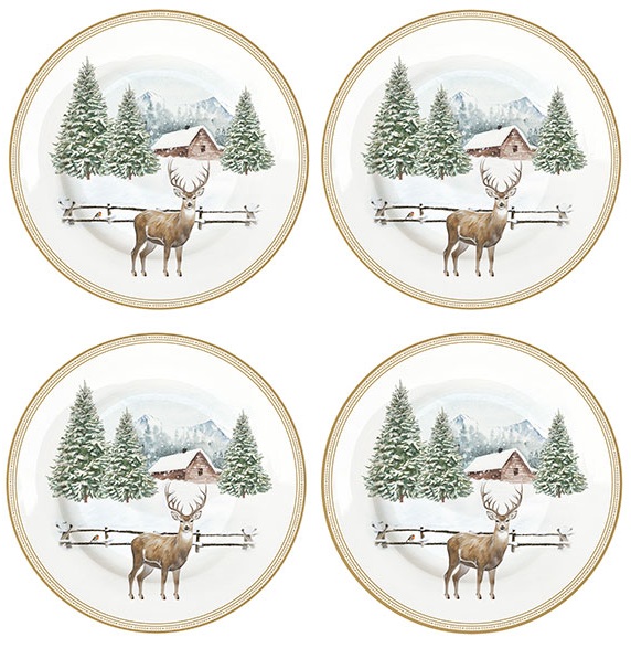 Десертни чинии WHITE FOREST – изображение-1